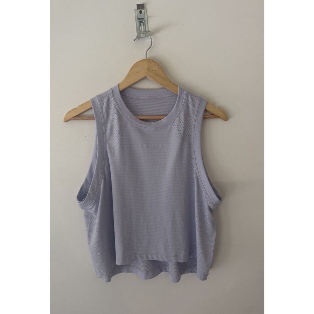 Lululemon Swiftly High-Low Cropped Tank Top Size 6? Relaxed Gym Workout